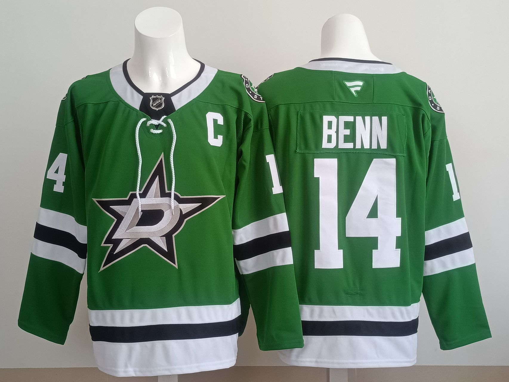 Men 2025 Dallas Stars 14 Benn Green NHL Jersey style 01